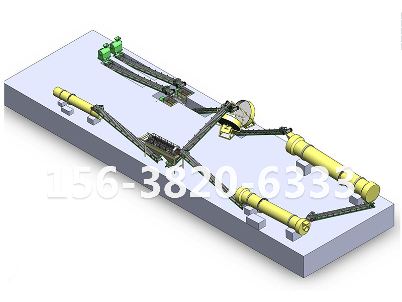 雙圓盤(pán)造粒機(jī)制作有機(jī)肥工藝